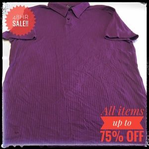 DECODED PURPLE SHORT SLEEVE COTTON XXL POLO